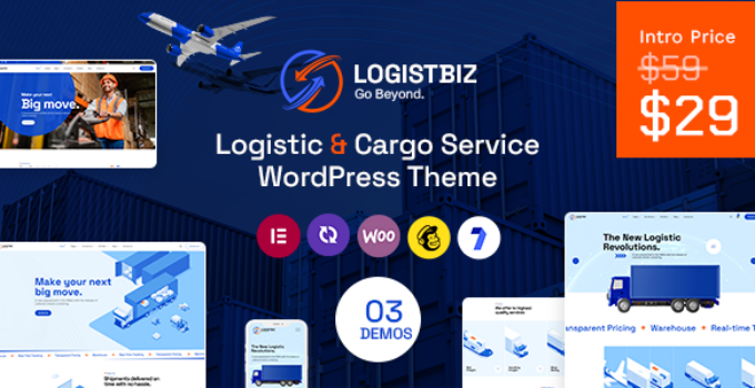 Logistbiz – Logistic and Cargo WordPress