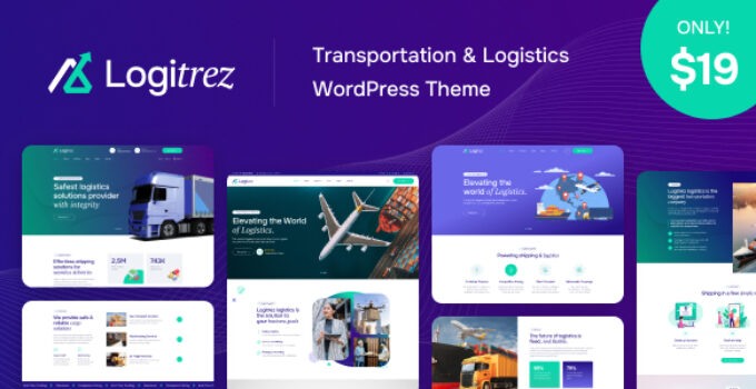 Logitrez – Transportation & Logistics WordPress Theme