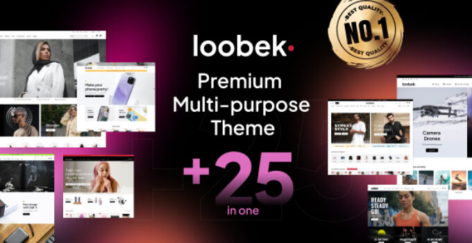 Loobek – Elementor Multipurpose WooCommerce Theme