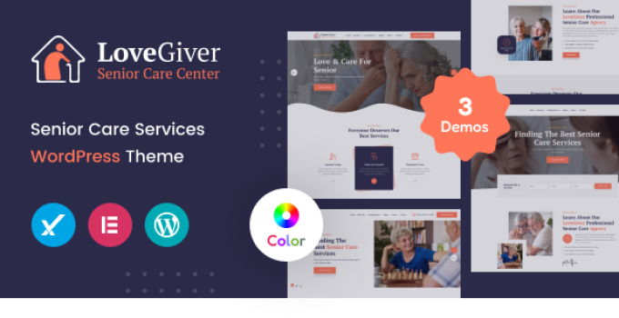 Lovegiver – Senior Care WordPress Theme