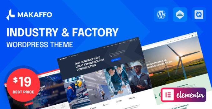 Makaffo | Industry & Factory WordPress Theme