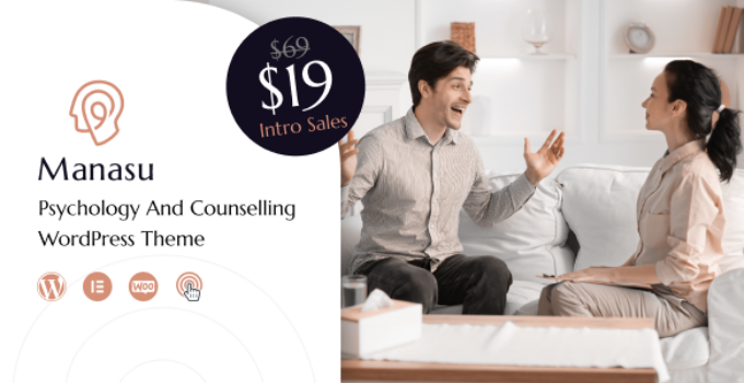 Manasu – Psychology and Counseling WordPress Theme