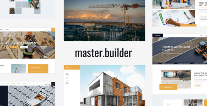 MasterBuilder – Construction WordPress Theme