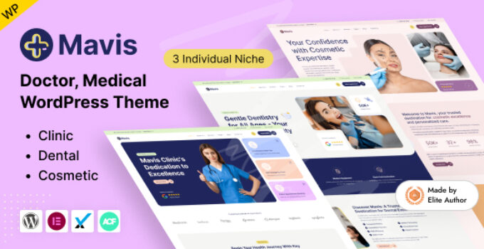 Mavis – Doctor & Medical Clinic WordPress Theme