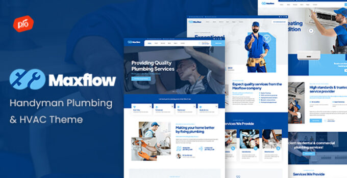 MaxFlow – Handyman Plumbing & HVAC Theme
