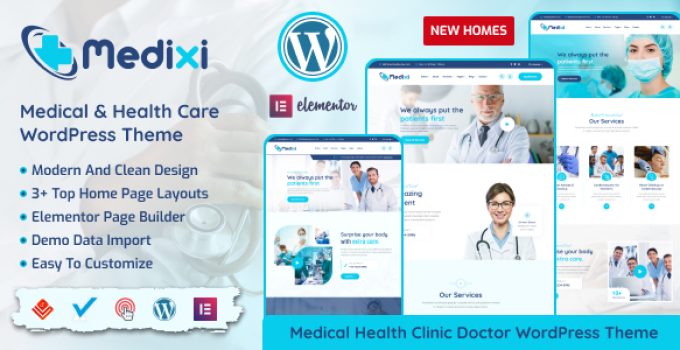 Medixi – Doctor & Medical Care WordPress Theme