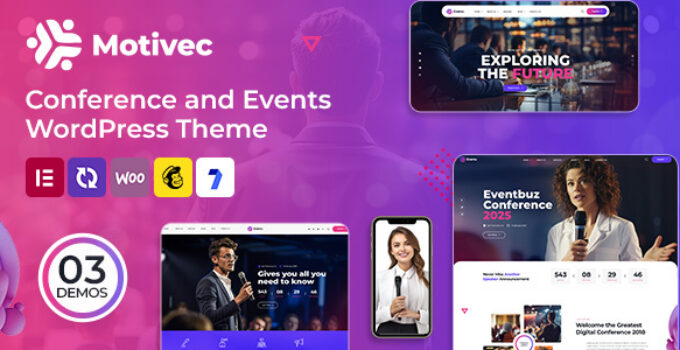 Motivec – Conference and Events WordPress Theme