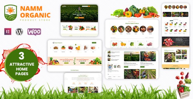 Namm – Organic Food & Agriculture WordPress Theme