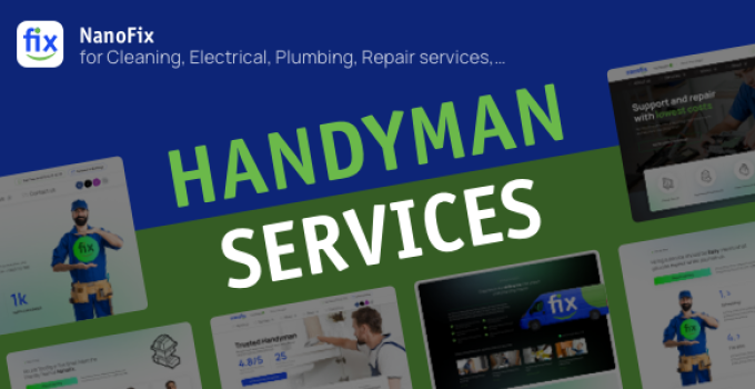 NanoFix – Handyman services WordPress theme