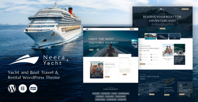 Neera – Yacht and Boat Travel & Rental WordPress Theme