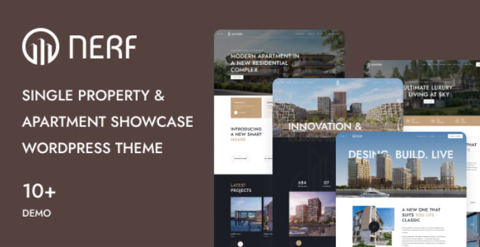 Nerf – Single Property WordPress Theme