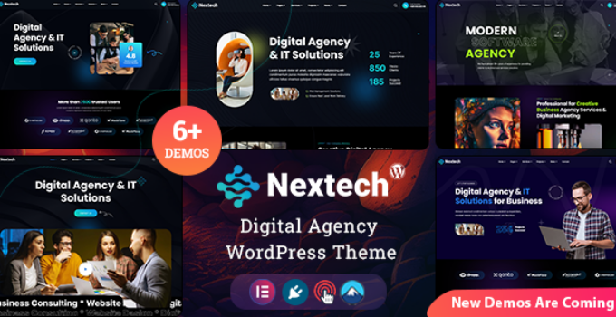 Nextech – Creative Agency & Portfolio WordPress Theme