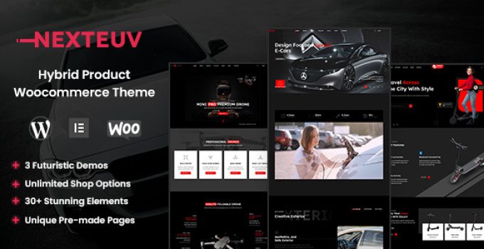 NextEuv – Hybrid, Electric Vehicles Ecommerce Theme