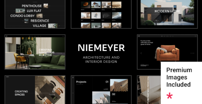 Niemeyer – Architecture and Interior Design Theme
