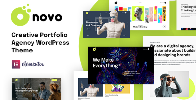 Onovo – Creative Portfolio Agency WordPress Theme
