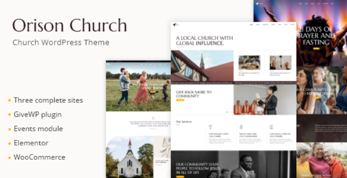 Orison – Church and Charity Theme
