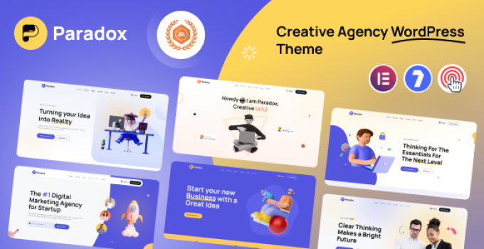 Paradox – Creative Agency WordPress Theme