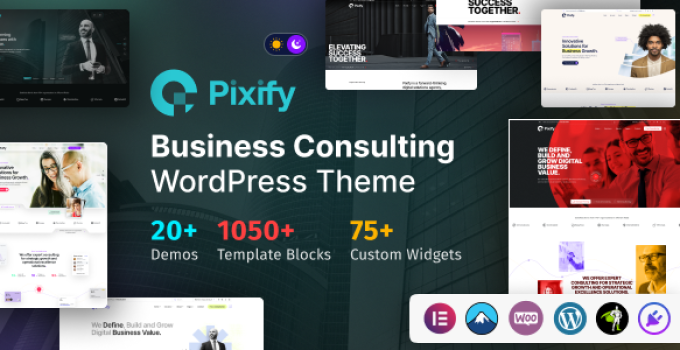 Pixify – Business Consulting WordPress Theme