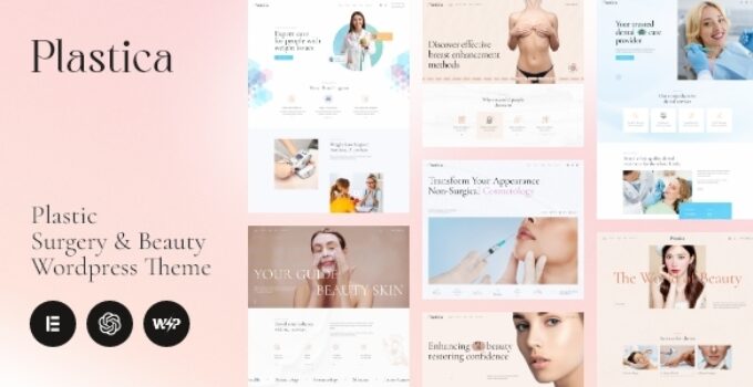 Plastica – Plastic Surgery & Beauty WordPress Theme