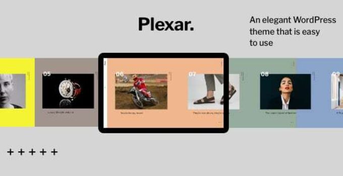 Plexar – Portfolio and Agency WordPress Theme
