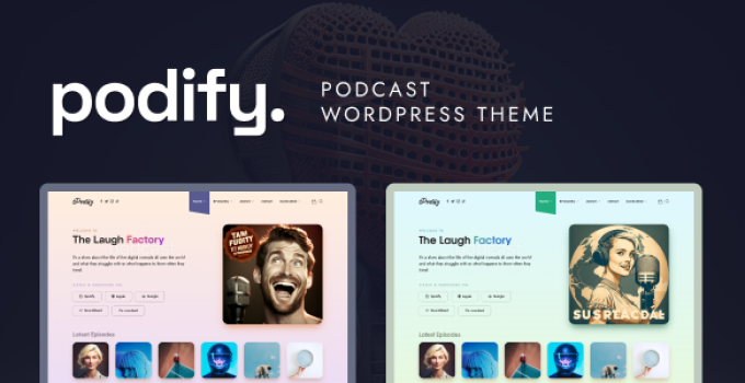 Podify – Podcast WordPress Theme