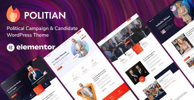 Politian – Political Campaign WordPress Theme