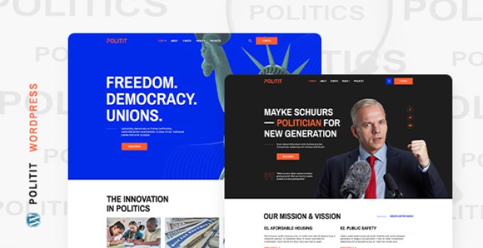 Politit – Political Party WordPress Theme