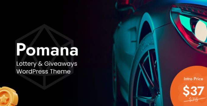 Pomana – Lottery & Giveaways WordPress Theme