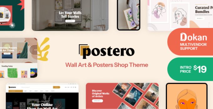 Postero – Wall Art & Poster WooCommerce Theme