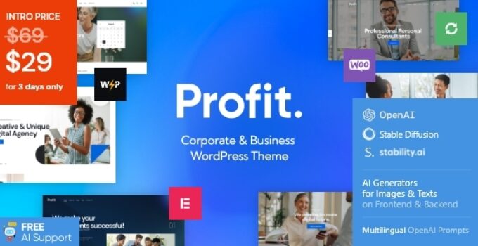 Profit – Business WordPress Theme