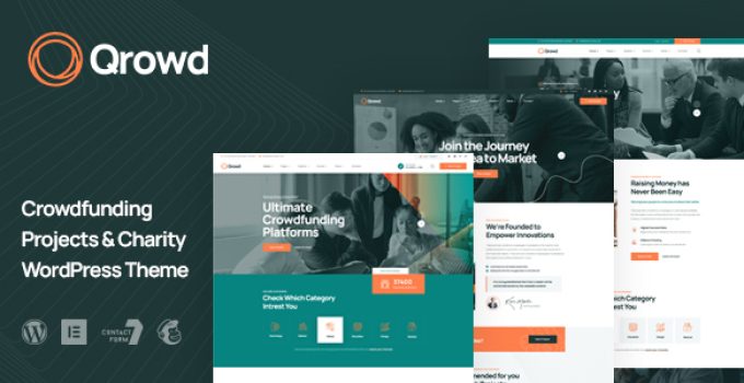 Qrowd – Crowdfunding Projects & Charity WordPress Theme