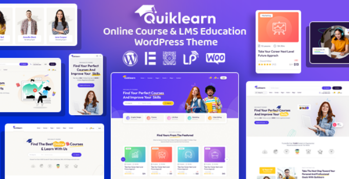 Quiklearn – Education WordPress Theme