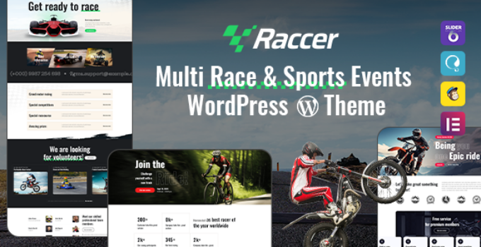 Raccer – Race & Sports Events WordPress Theme
