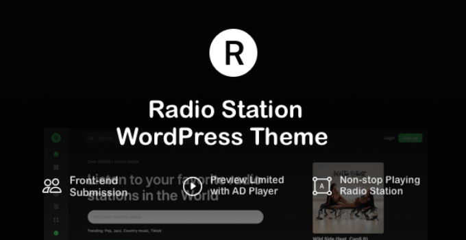 Radion – Radio Stations WordPress Theme