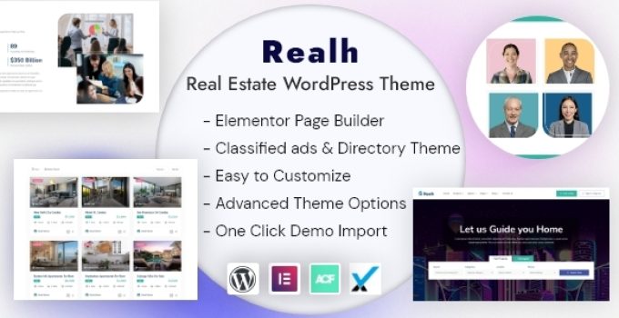 Realh – Housing & Apartment Business WordPress Theme