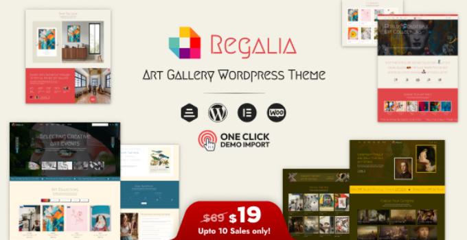 Regalia – Artist Portfolio WordPress Theme