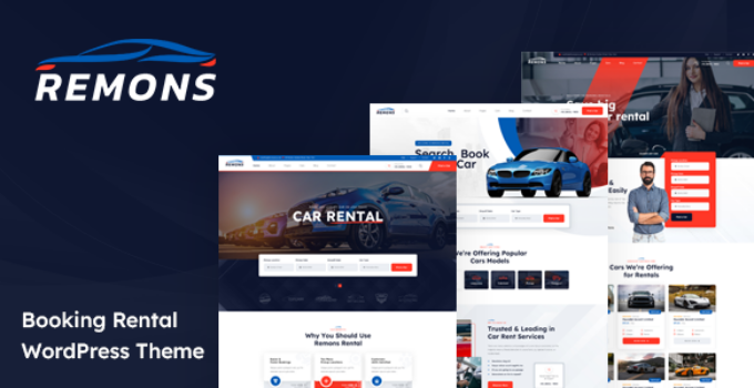 Remons – Booking Rental Theme WordPress