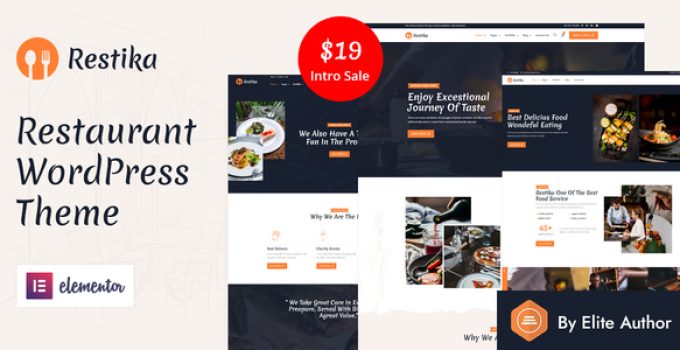 Restika – Restaurant WordPress Theme