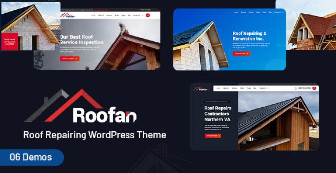 Roofan – Roofing Services WordPress Theme