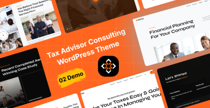 Roxim – Tax Advisor Consulting WordPress Theme