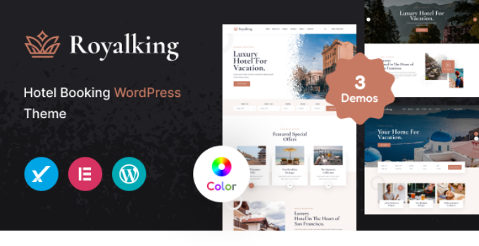 Royalking – Hotel Booking WordPress Theme