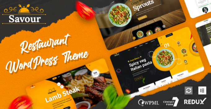 Savour – Restaurant & Fast Food WordPress Theme