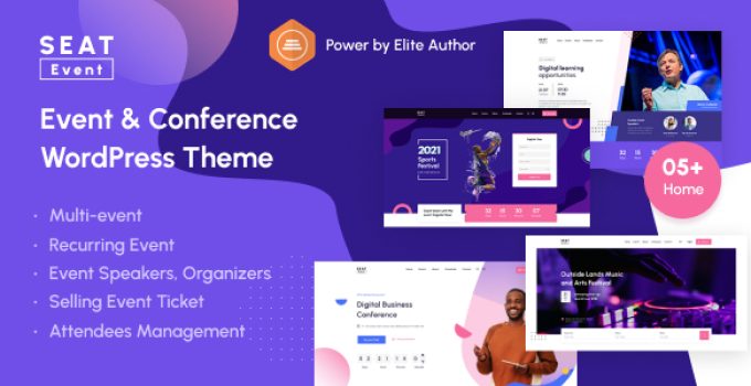 SEATevent – Event & Conference WordPress Theme