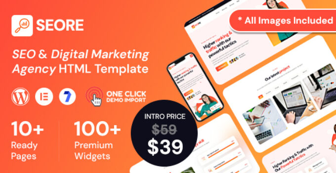 Seore – SEO And Digital Marketing Agency WordPress Theme
