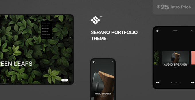 Serano – Creative Portfolio Theme