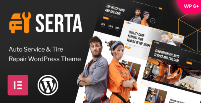 Serta – Auto Service & Tire Repair WordPress Theme