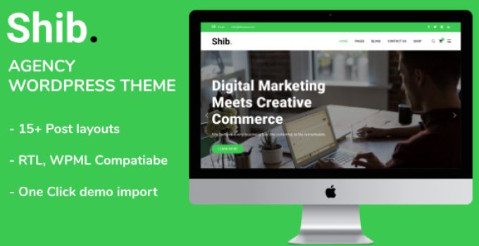 Shib – Multipurpose WordPress Theme