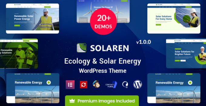 Solaren – Ecology & Solar Energy WordPress Theme