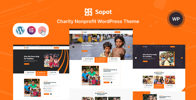 Sopot – Charity NonProfit Fundraising WordPress Theme