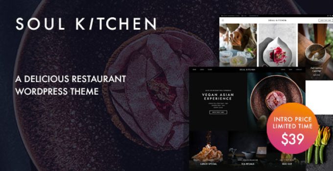 SoulKitchen – Restaurant WordPress Theme
